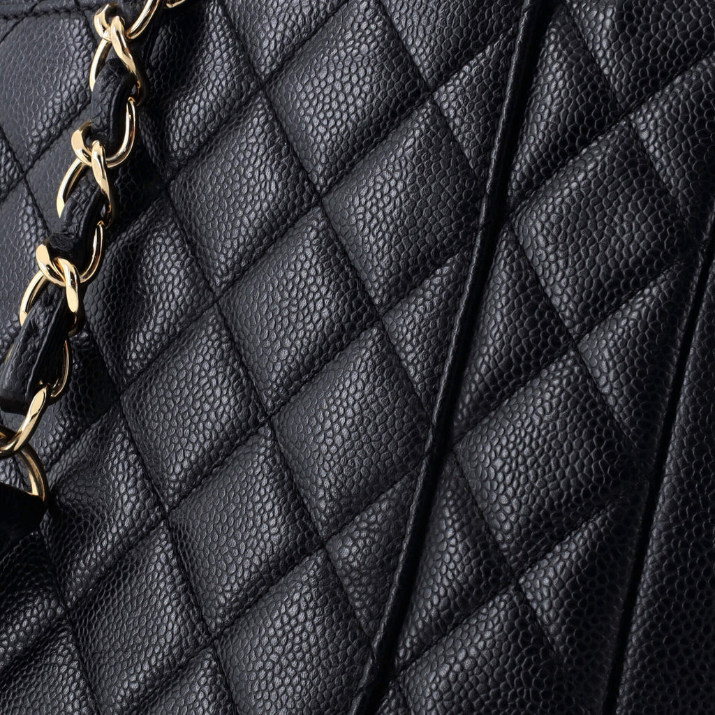 Chanel Grand Shopping Tote Quilted Caviar XL