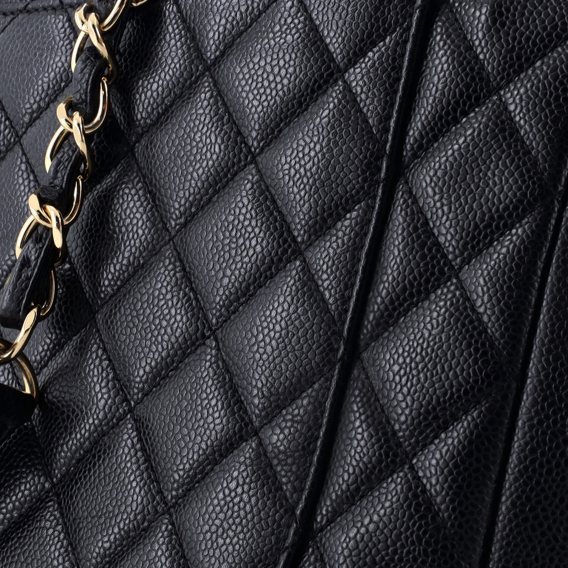 Chanel Grand Shopping Tote Quilted Caviar XL