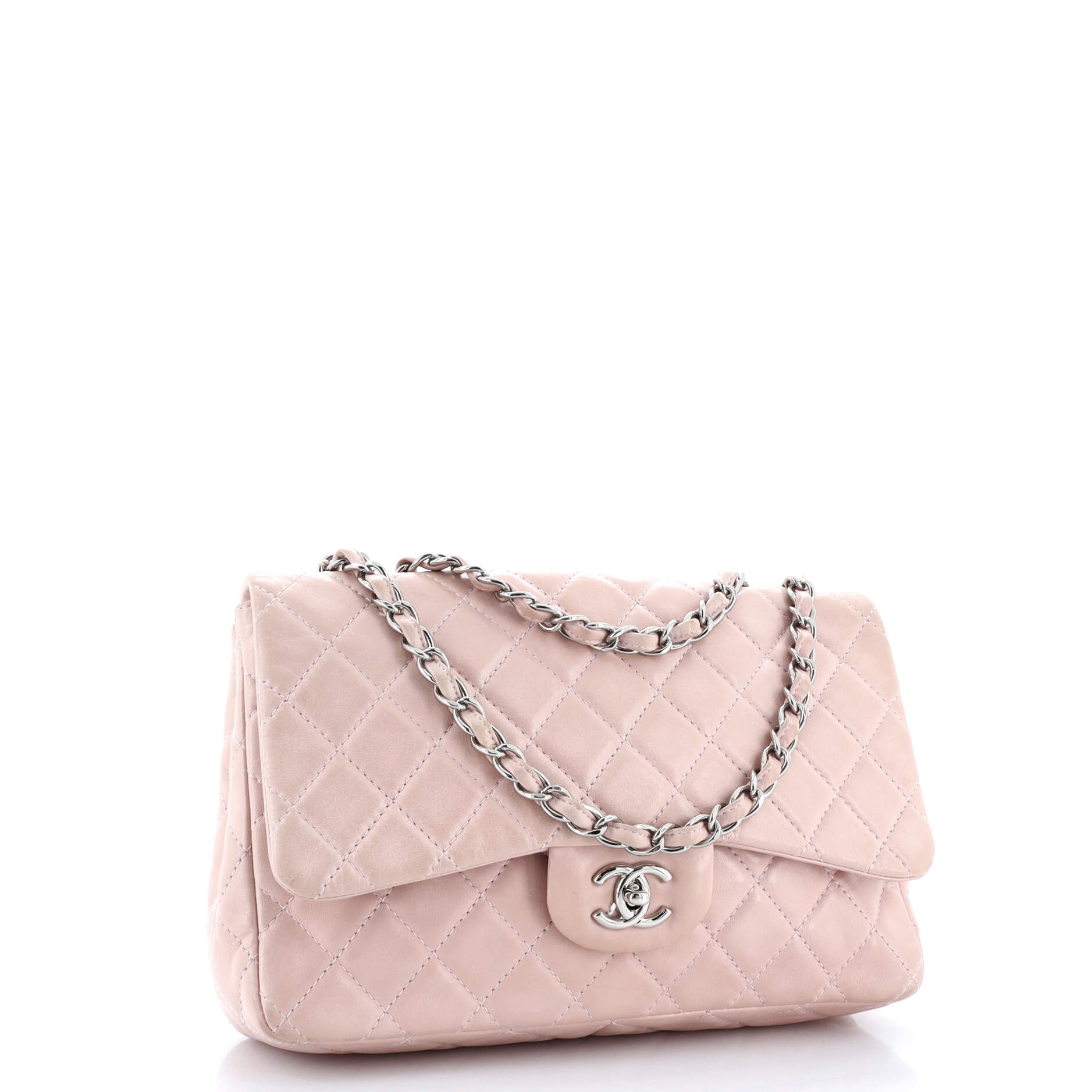 Chanel Classic Single Flap Bag Quilted Lambskin Jumbo