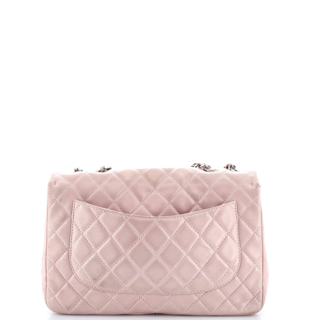 Chanel Classic Single Flap Bag Quilted Lambskin Jumbo