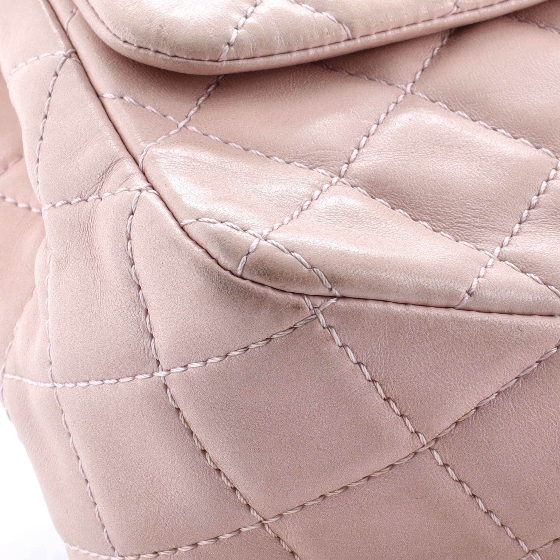 Chanel Classic Single Flap Bag Quilted Lambskin Jumbo