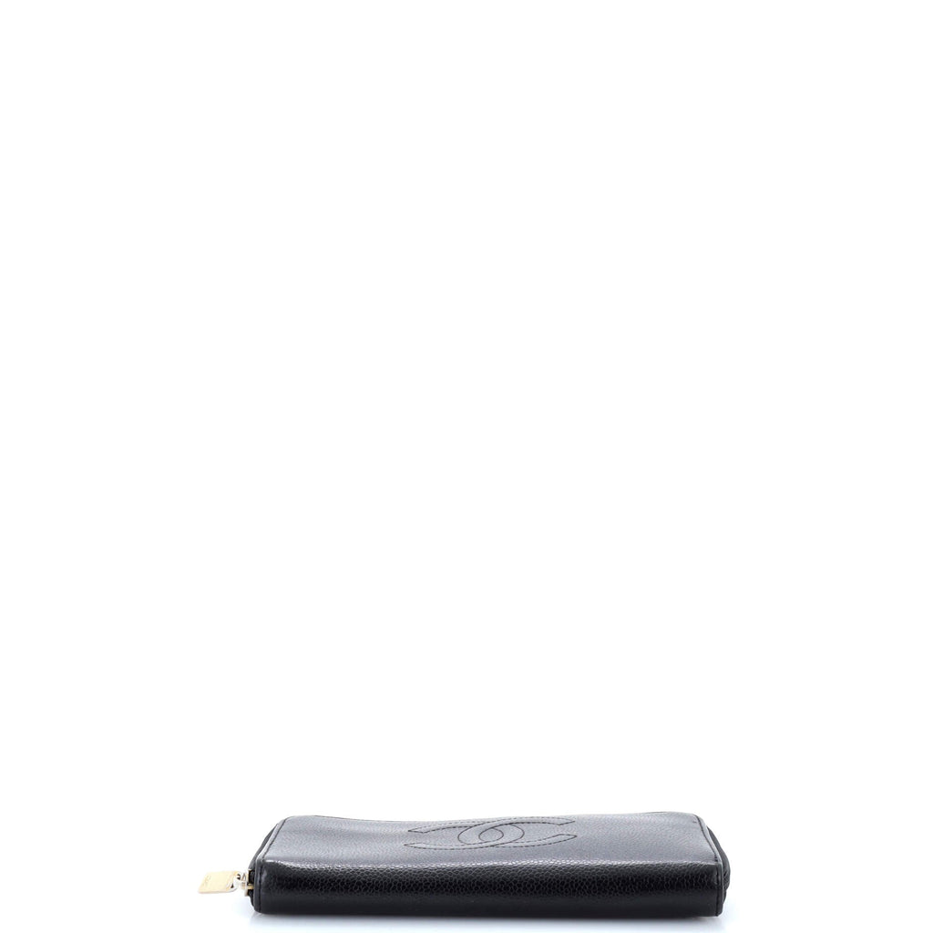 Chanel Timeless CC Zipped Wallet Caviar Long