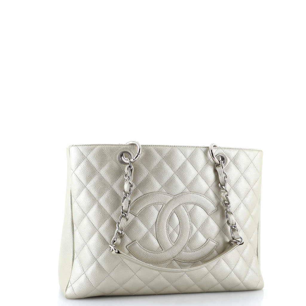 Chanel Grand Shopping Tote Quilted Caviar