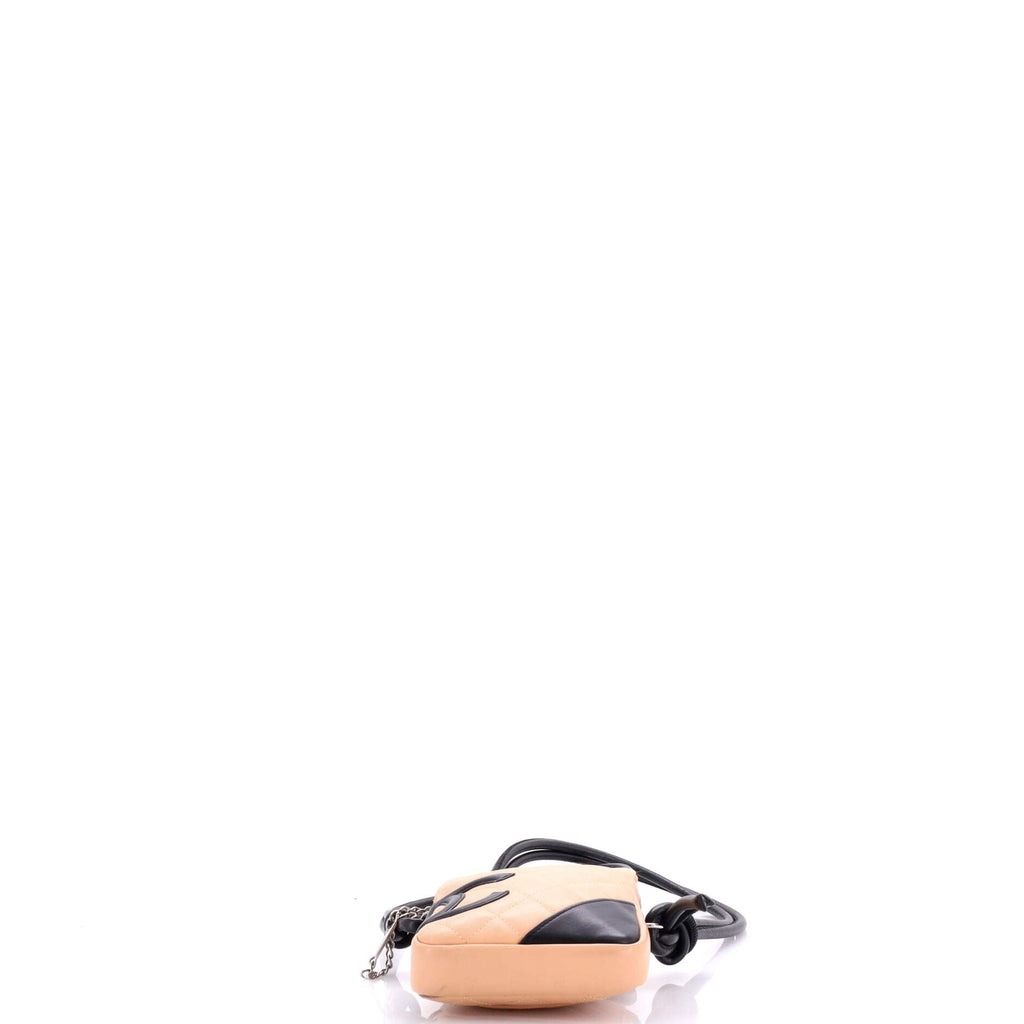 Chanel Cambon Crossbody Bag Quilted Leather Small