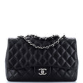 Chanel Classic Single Flap Bag Quilted Lambskin Jumbo