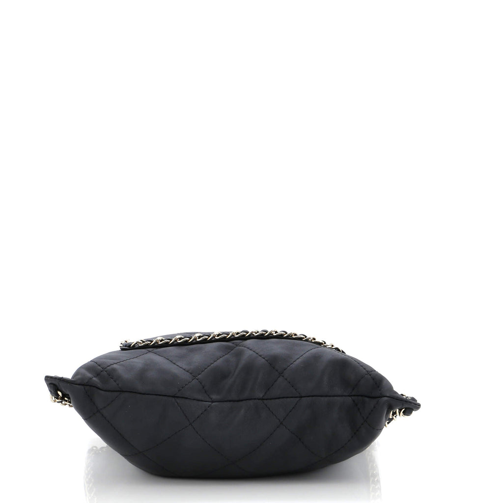 Chanel Flat Shopping Bag Quilted Calfskin Medium