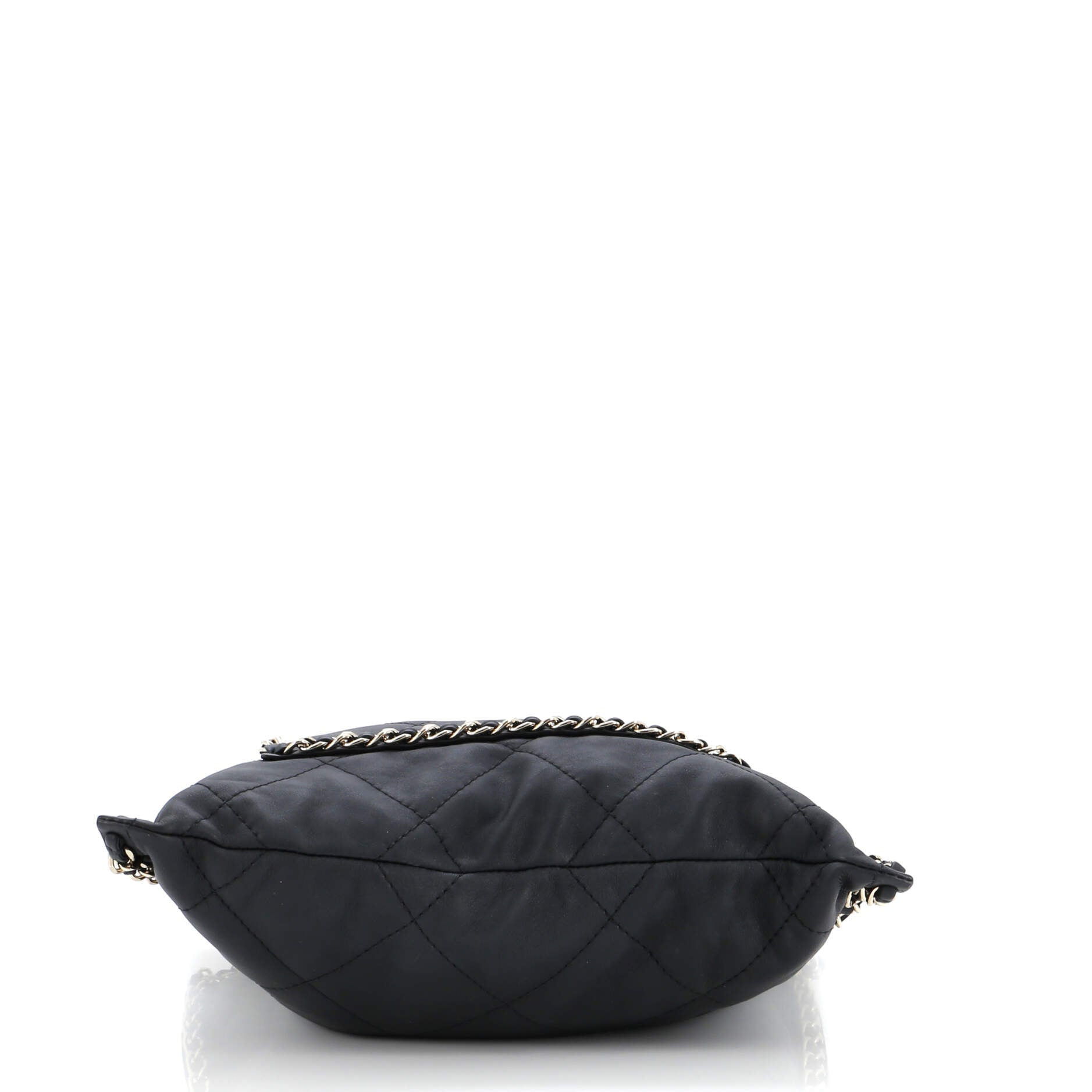 Chanel Flat Shopping Bag Quilted Calfskin Medium