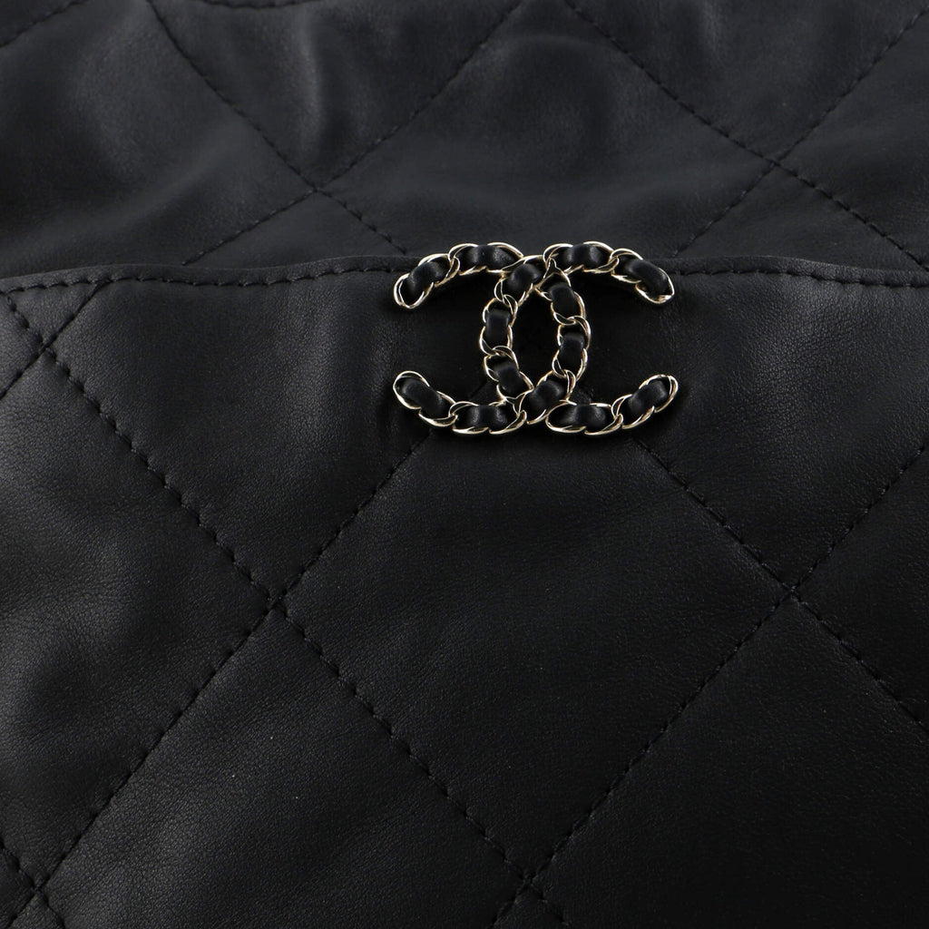 Chanel Flat Shopping Bag Quilted Calfskin Medium