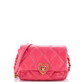 Chanel Coco Love CC Heart Flap Bag Quilted Lambskin Mini