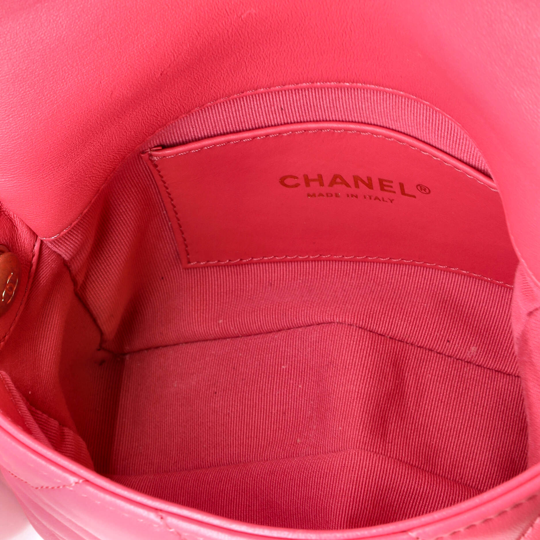 Chanel Coco Love CC Heart Flap Bag Quilted Lambskin Mini