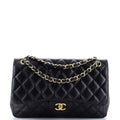 Chanel Classic Double Flap Bag Quilted Lambskin Jumbo