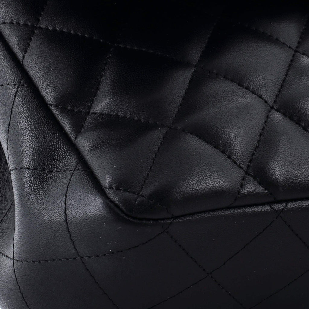 Chanel Classic Double Flap Bag Quilted Lambskin Jumbo