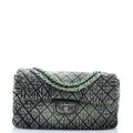 Chanel Denimpression Flap Bag Quilted Distressed Denim Medium