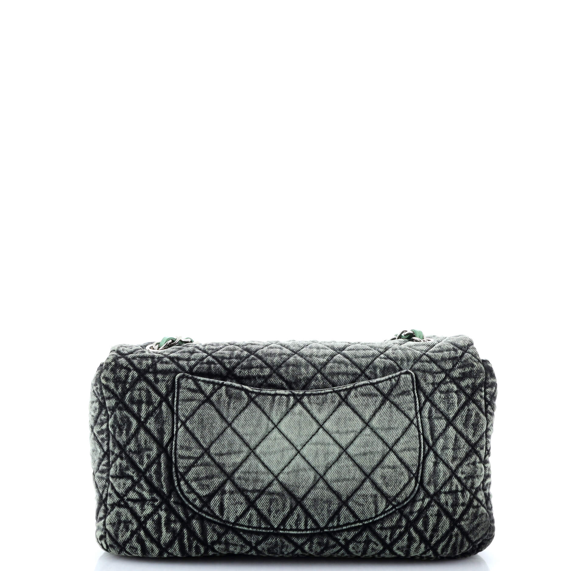 Chanel Denimpression Flap Bag Quilted Distressed Denim Medium
