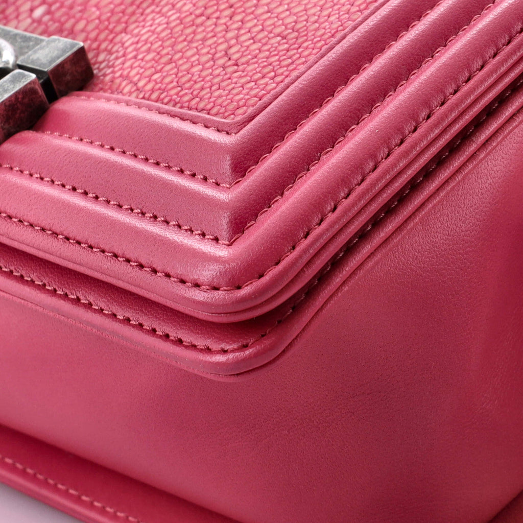 Chanel Boy Flap Bag Stingray Mini