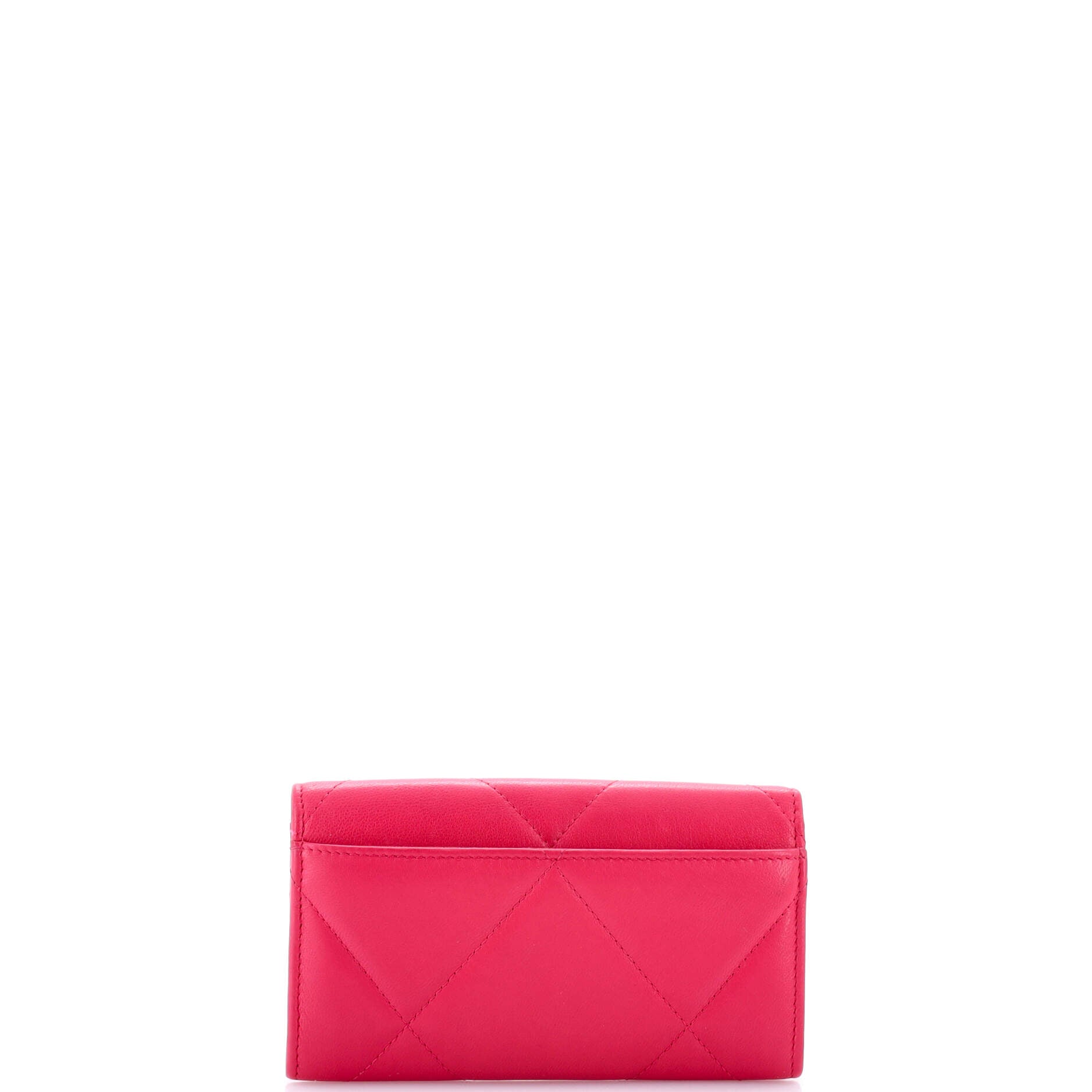 Chanel 19 Flap Wallet Quilted Lambskin Small