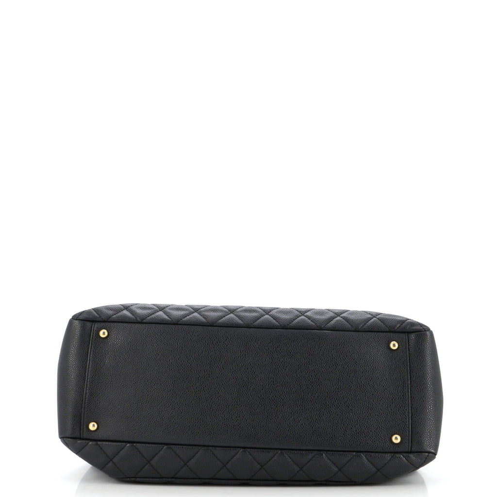 Chanel Grand Shopping Tote Quilted Caviar XL