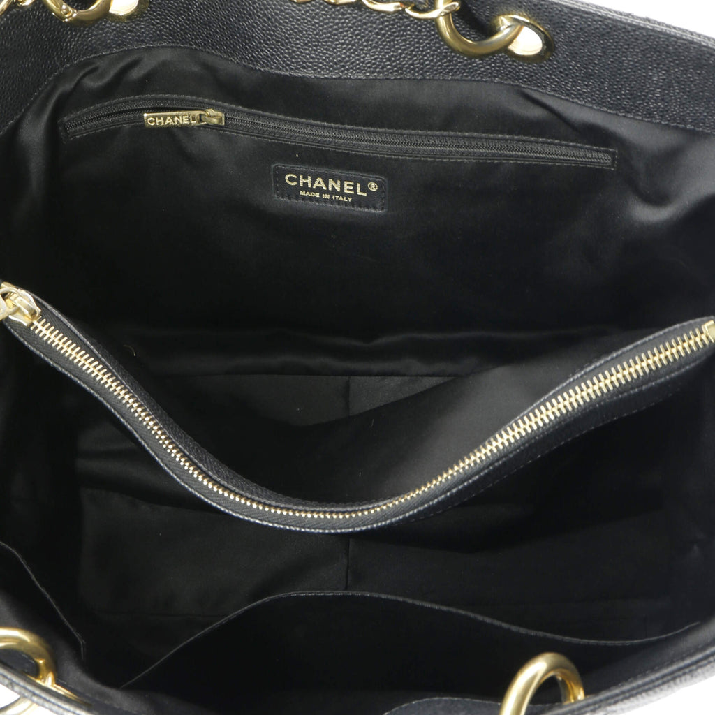 Chanel Grand Shopping Tote Quilted Caviar XL