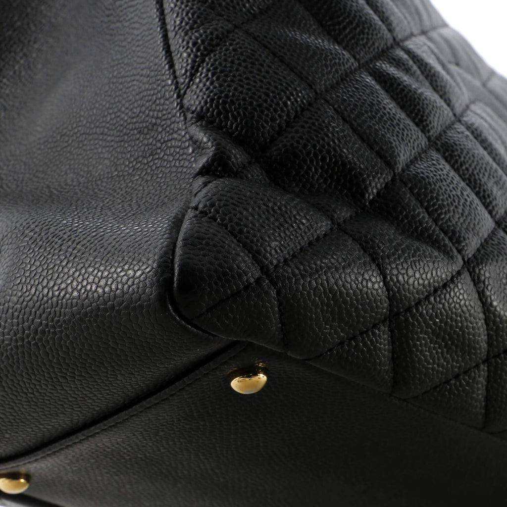 Chanel Grand Shopping Tote Quilted Caviar XL