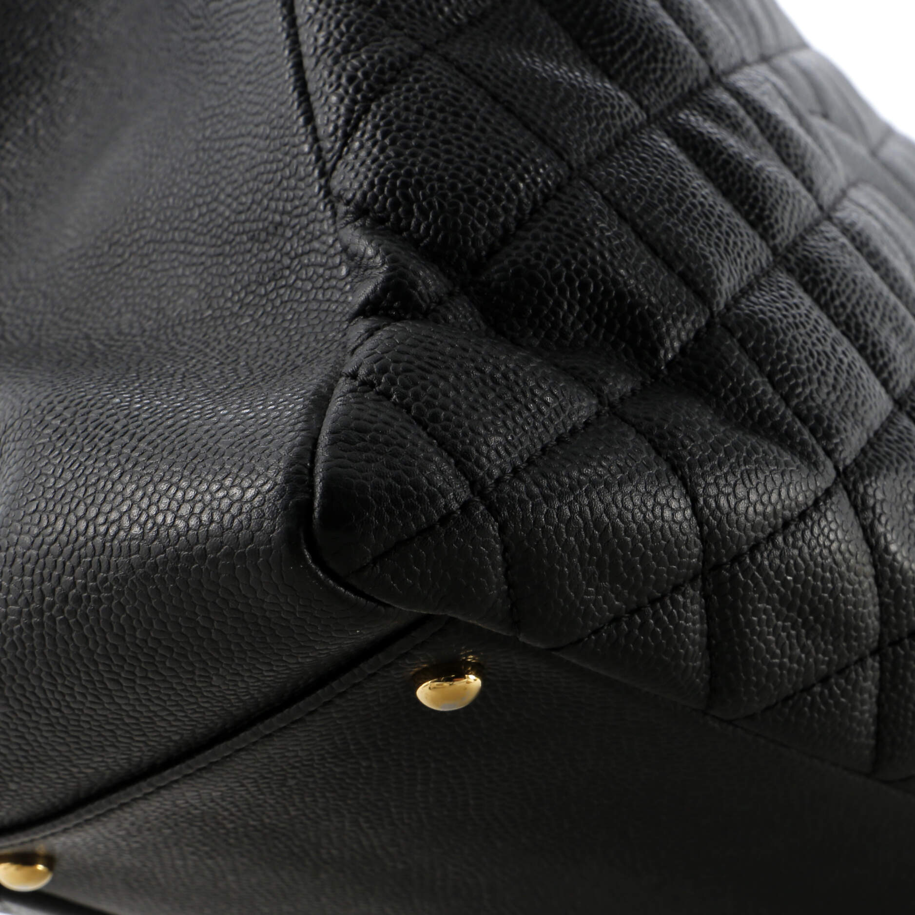 Chanel Grand Shopping Tote Quilted Caviar XL