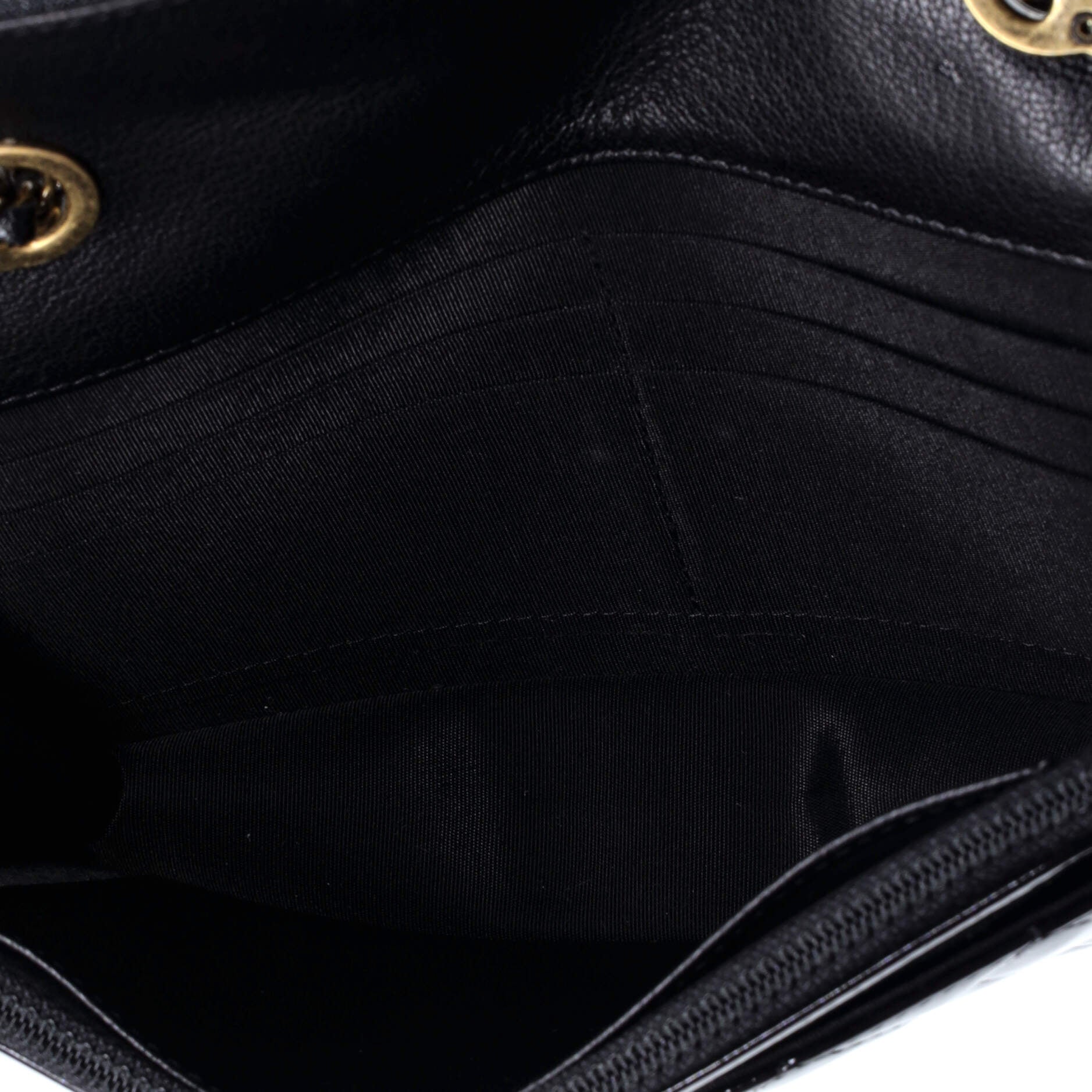 Chanel CC Eyelet Wallet on Chain Quilted