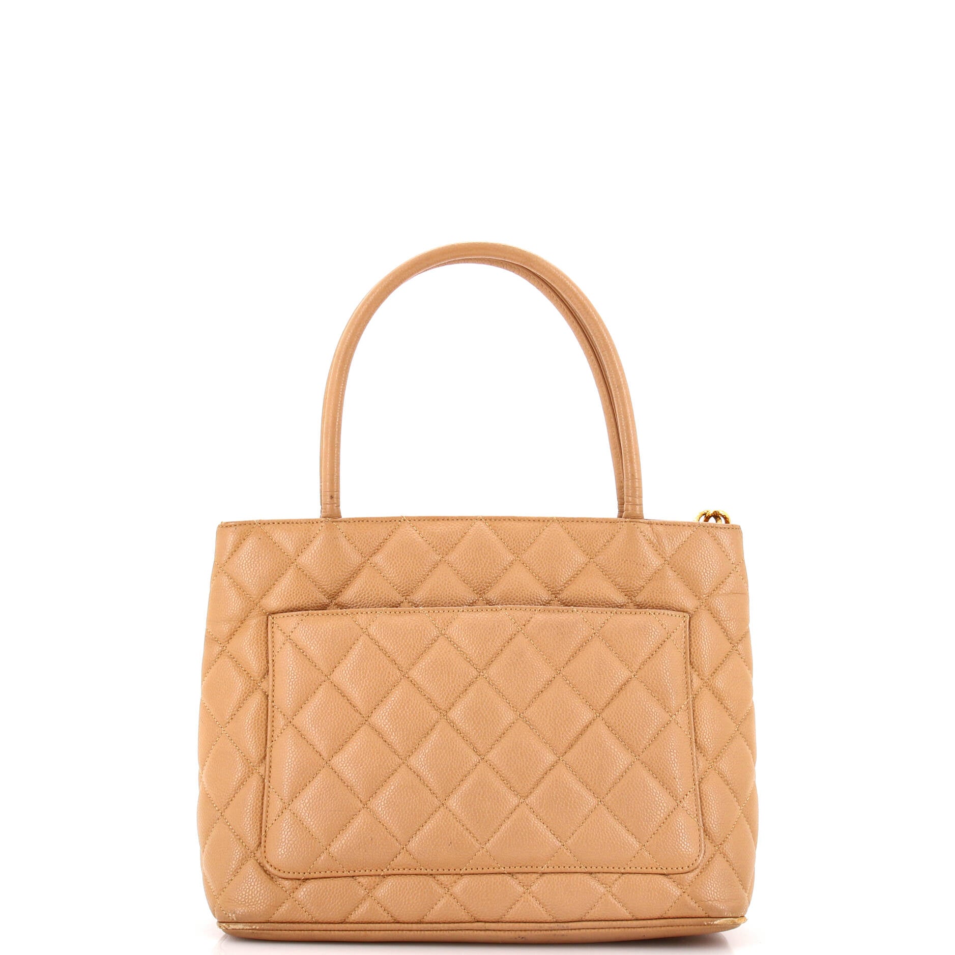 Chanel Medallion Tote Quilted Caviar