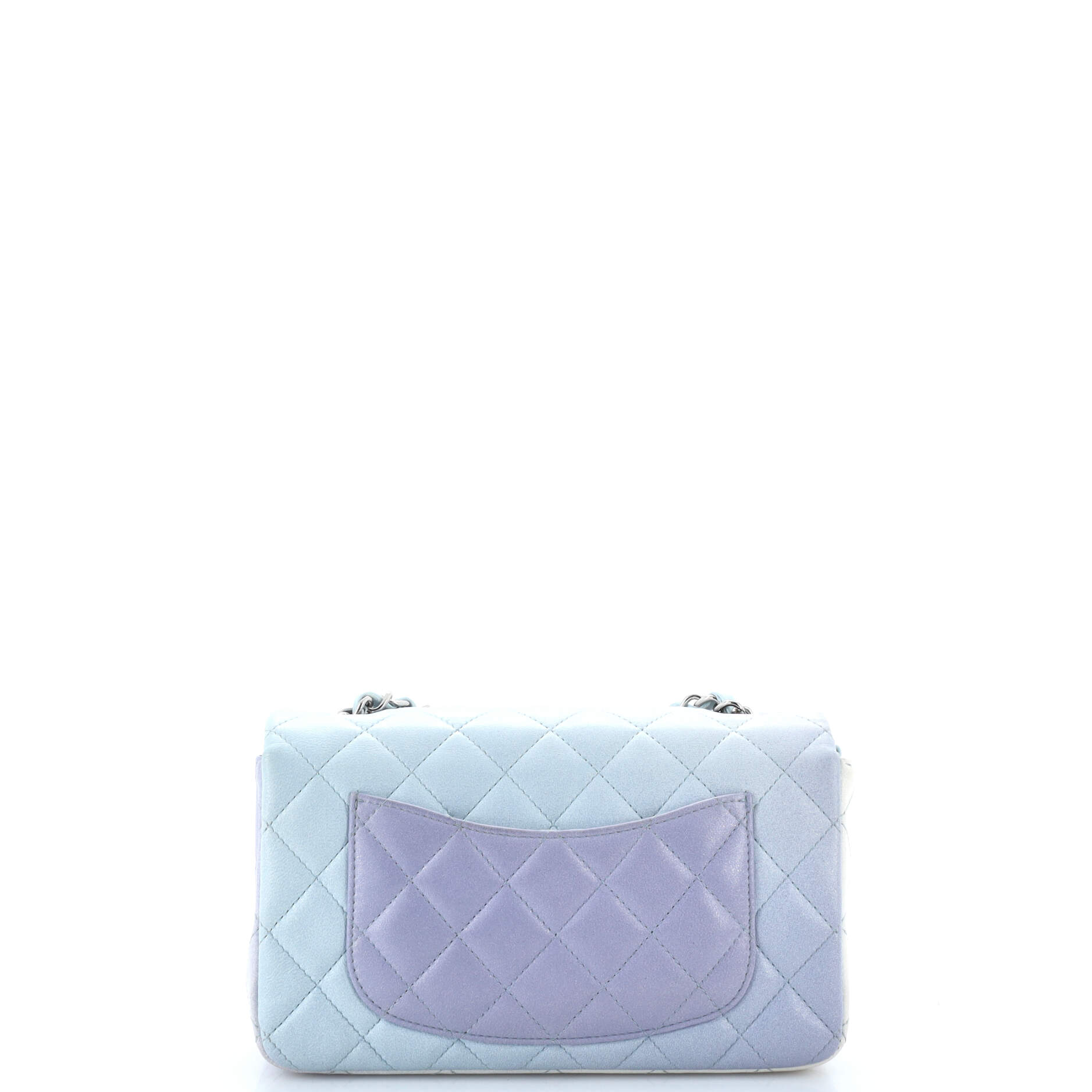 Chanel Classic Single Flap Bag Quilted Ombre Lambskin Mini