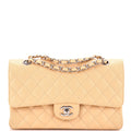Chanel Classic Double Flap Bag Quilted Caviar Medium