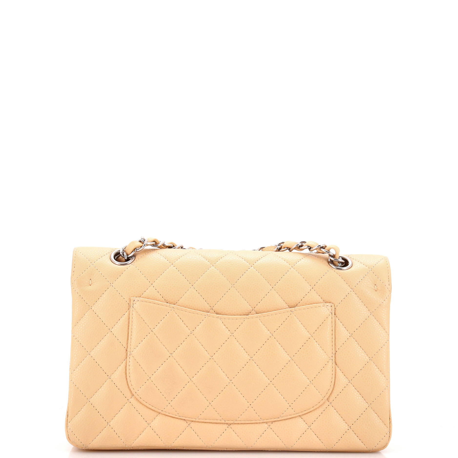 Chanel Classic Double Flap Bag Quilted Caviar Medium