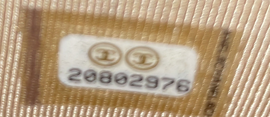 Chanel Textured CC Wallet on Chain Quilted Caviar