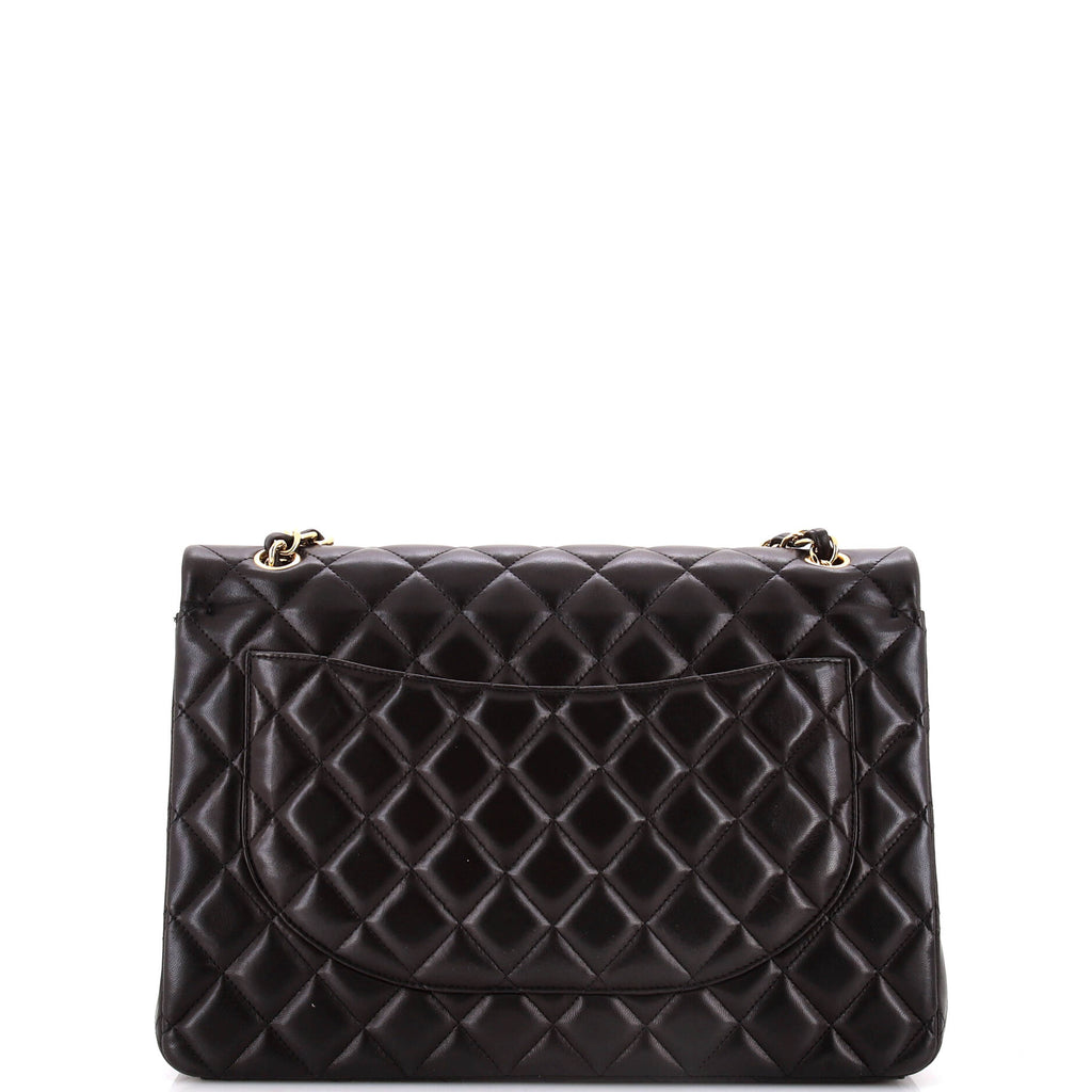 Chanel Classic Double Flap Bag Quilted Lambskin Maxi