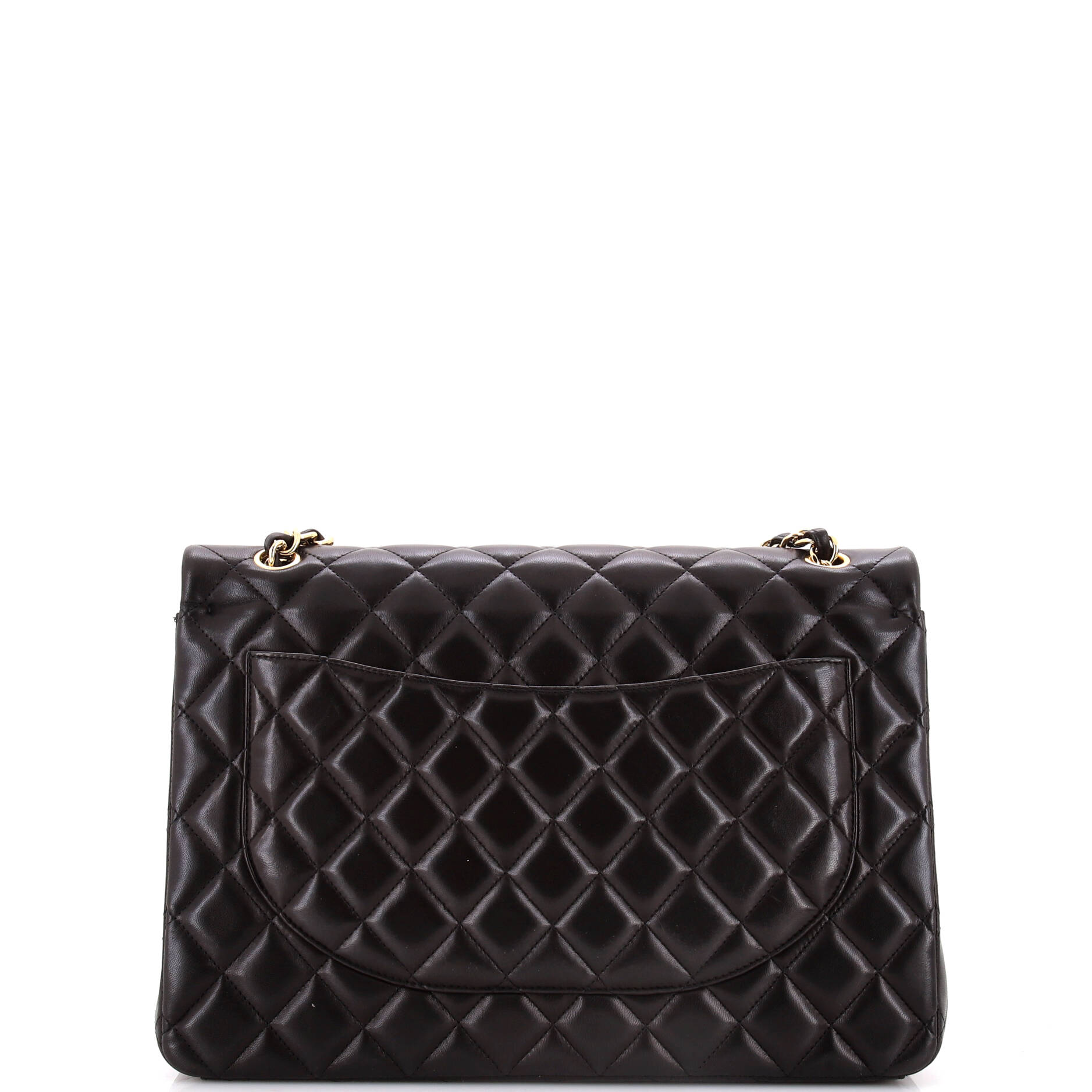 Chanel Classic Double Flap Bag Quilted Lambskin Maxi