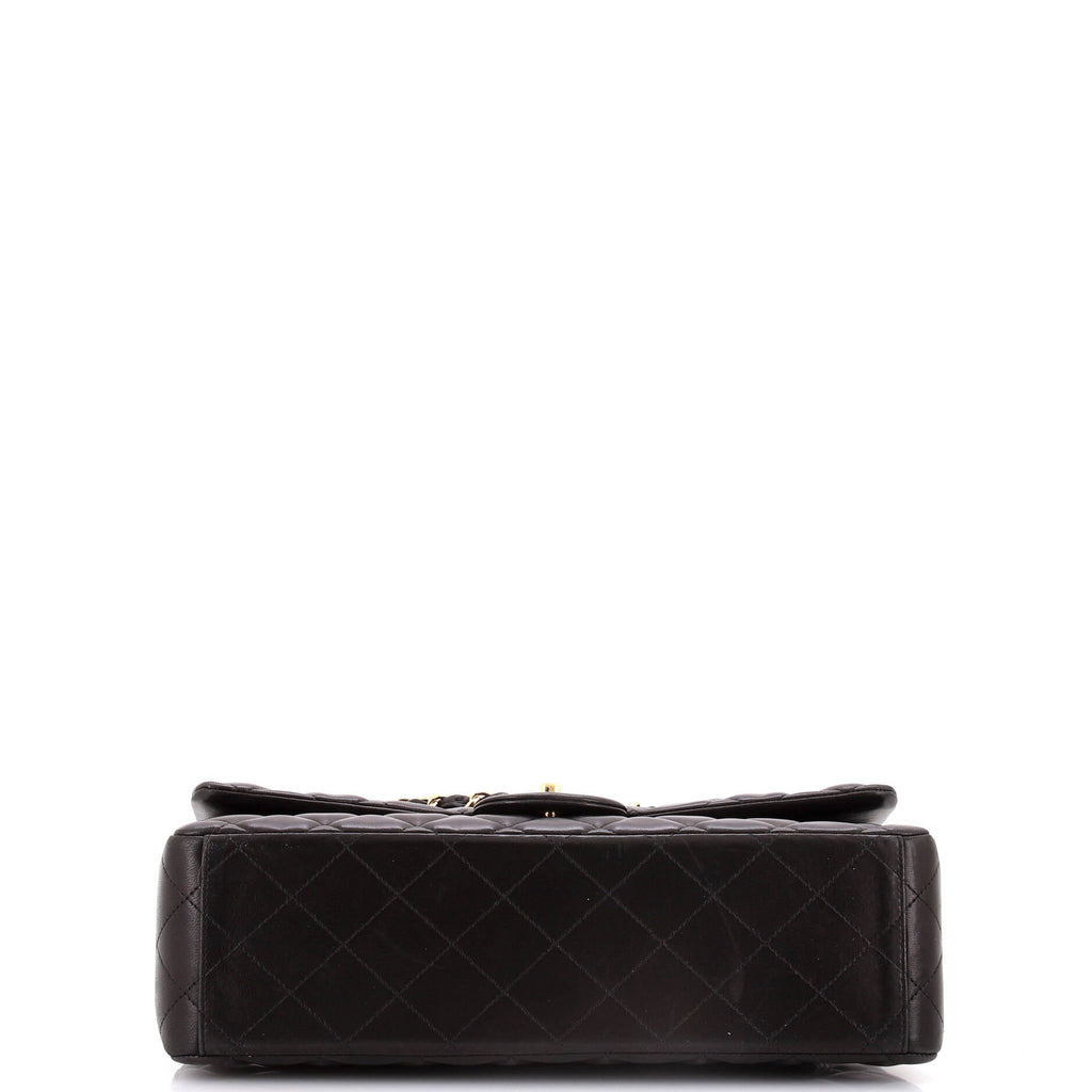 Chanel Classic Double Flap Bag Quilted Lambskin Maxi