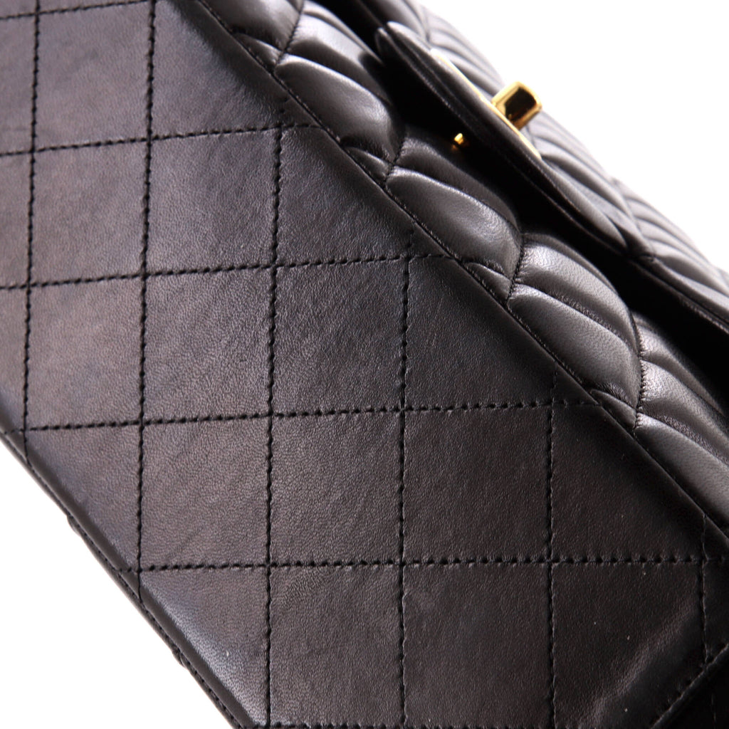 Chanel Classic Double Flap Bag Quilted Lambskin Maxi