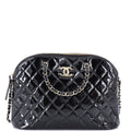 Chanel CC Dome Zip Shopping Bag Quilted  Small
