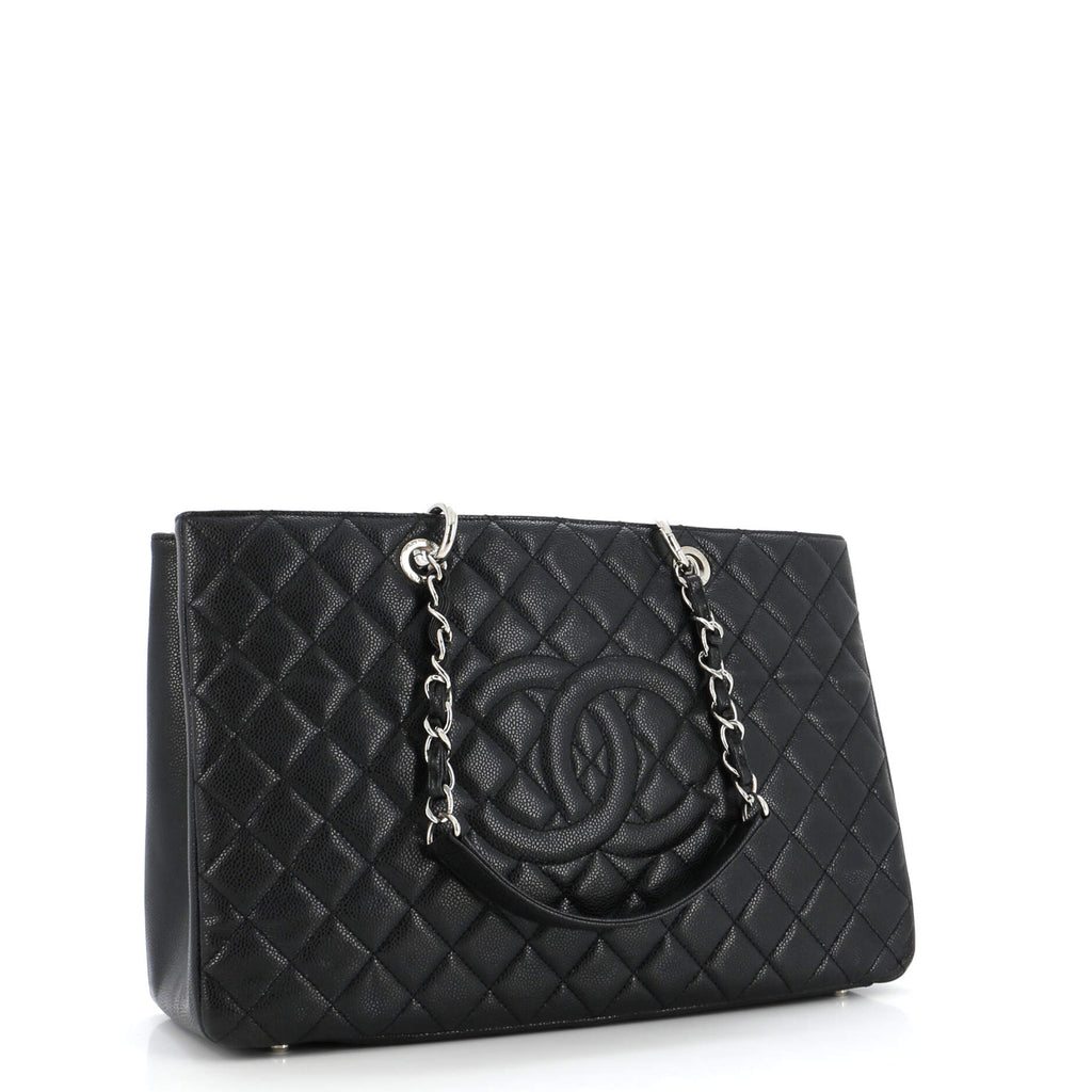 Chanel Grand Shopping Tote Quilted Caviar XL