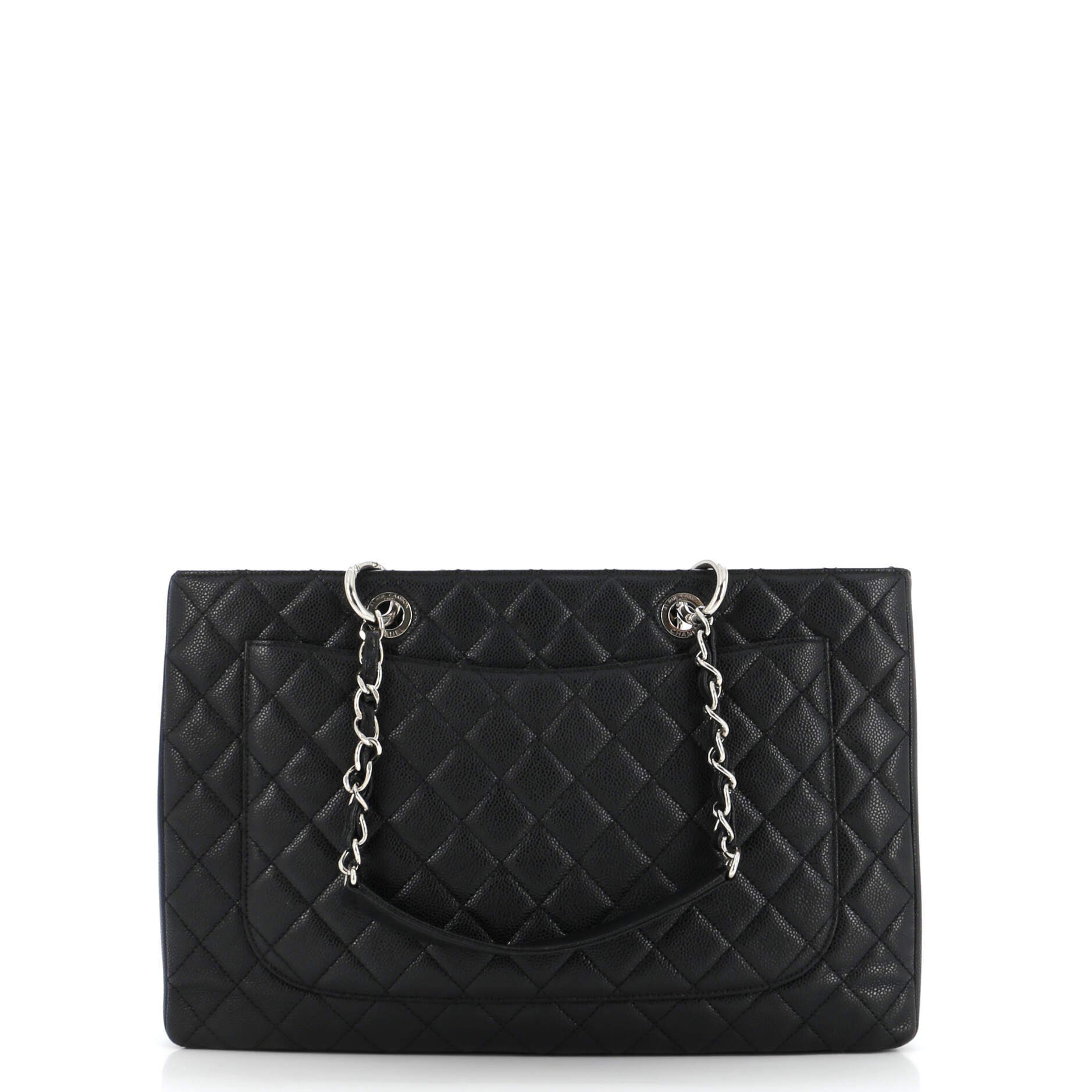 Chanel Grand Shopping Tote Quilted Caviar XL