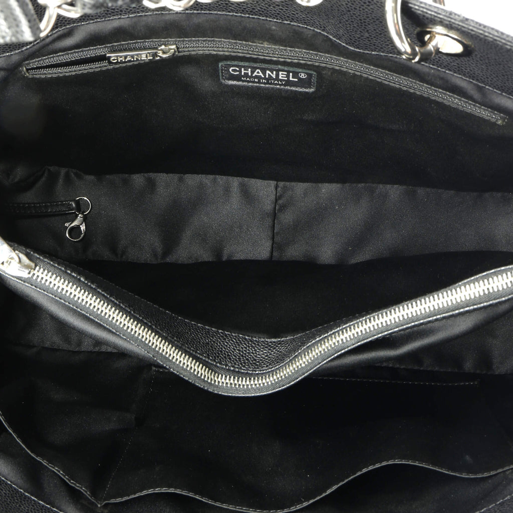 Chanel Grand Shopping Tote Quilted Caviar XL