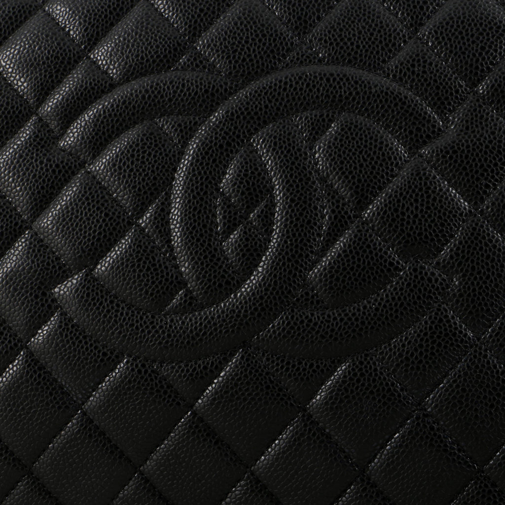 Chanel Grand Shopping Tote Quilted Caviar XL