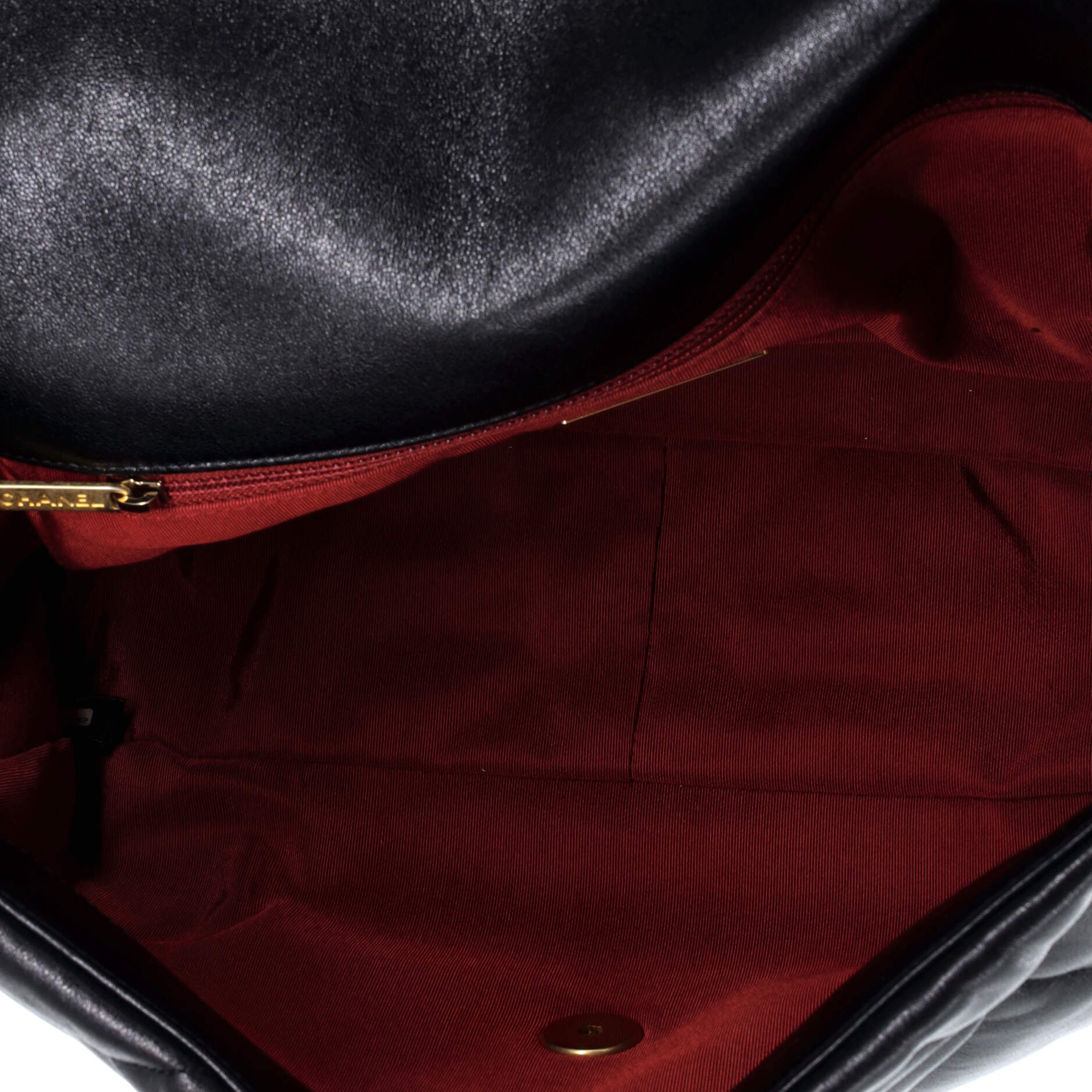 Chanel 19 Flap Bag Quilted Leather Maxi