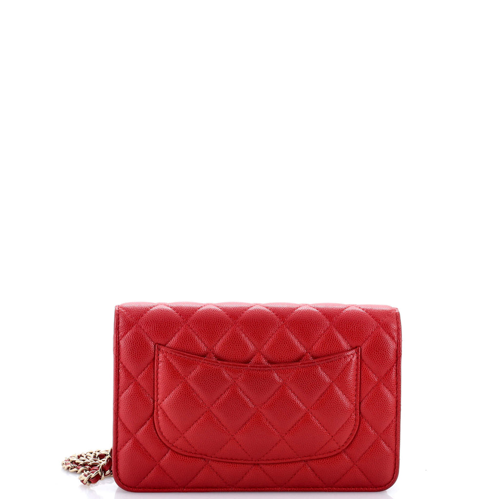 Chanel Wallet on Chain Quilted Caviar