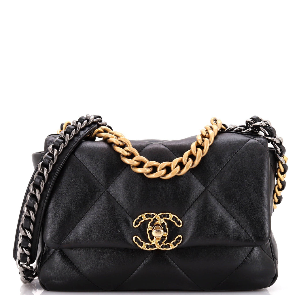 Chanel 19 Flap Bag Quilted Leather Medium