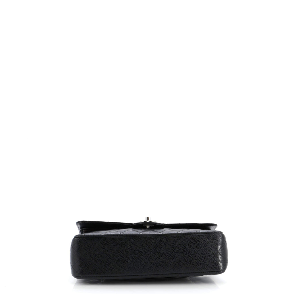 Chanel Classic Double Flap Bag Quilted Caviar Medium