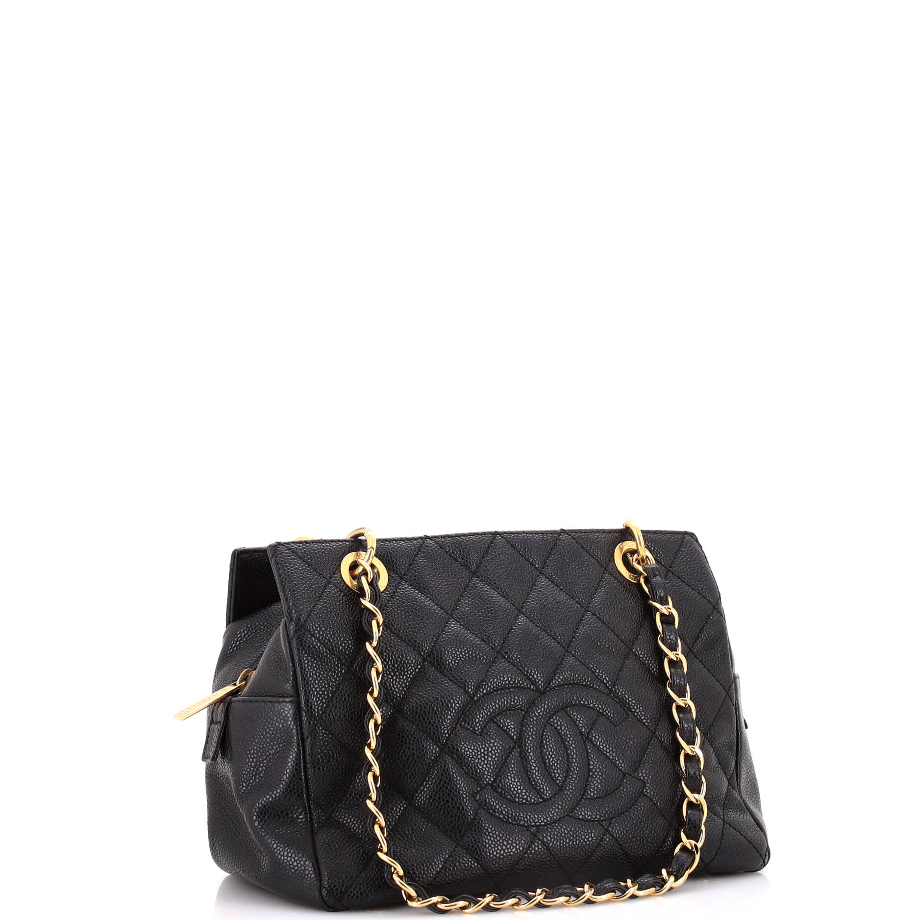 Chanel Petite Timeless Tote Quilted Caviar