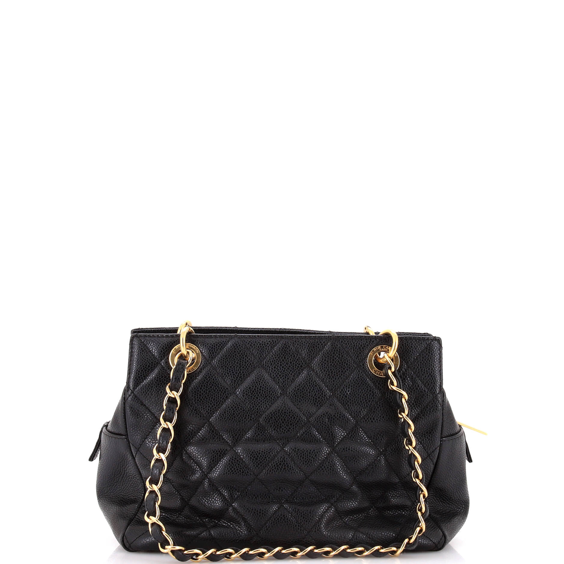 Chanel Petite Timeless Tote Quilted Caviar