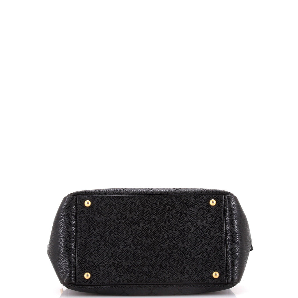 Chanel Petite Timeless Tote Quilted Caviar