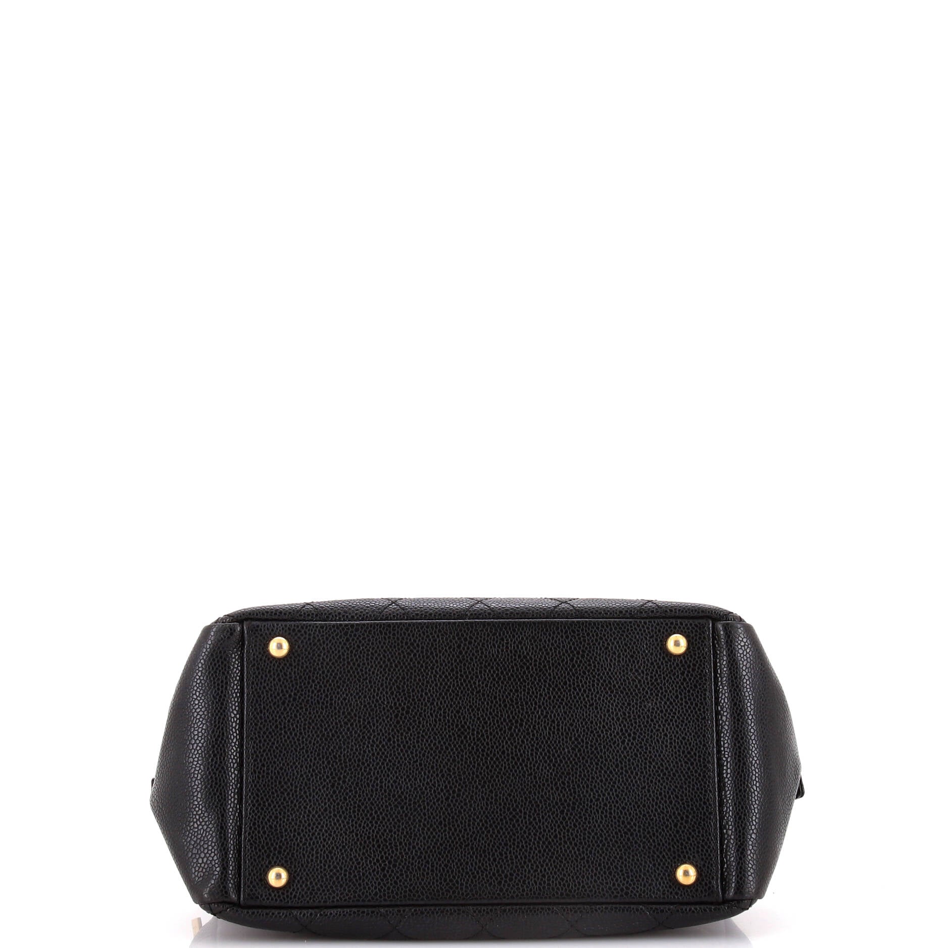 Chanel Petite Timeless Tote Quilted Caviar