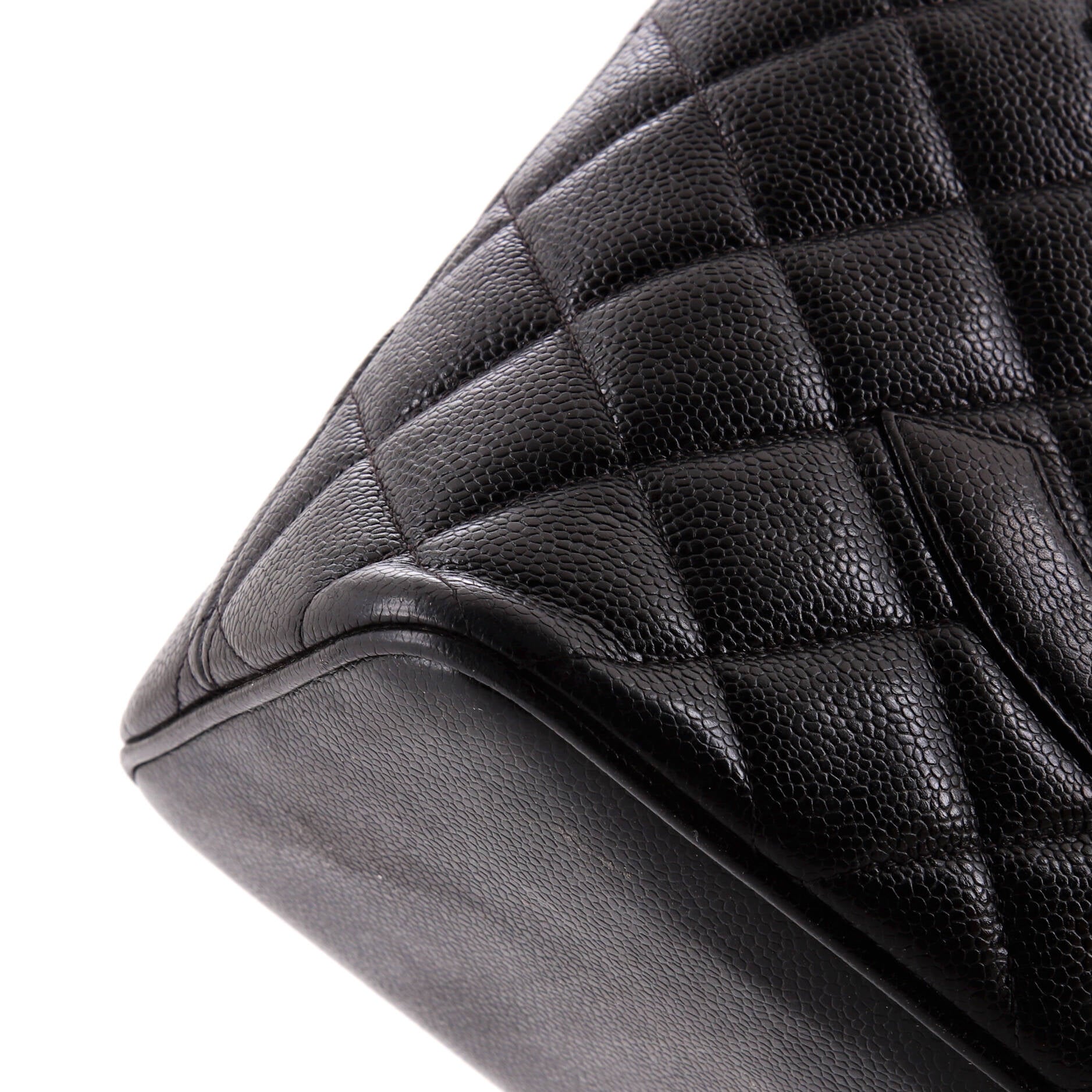 Chanel Medallion Tote Quilted Caviar