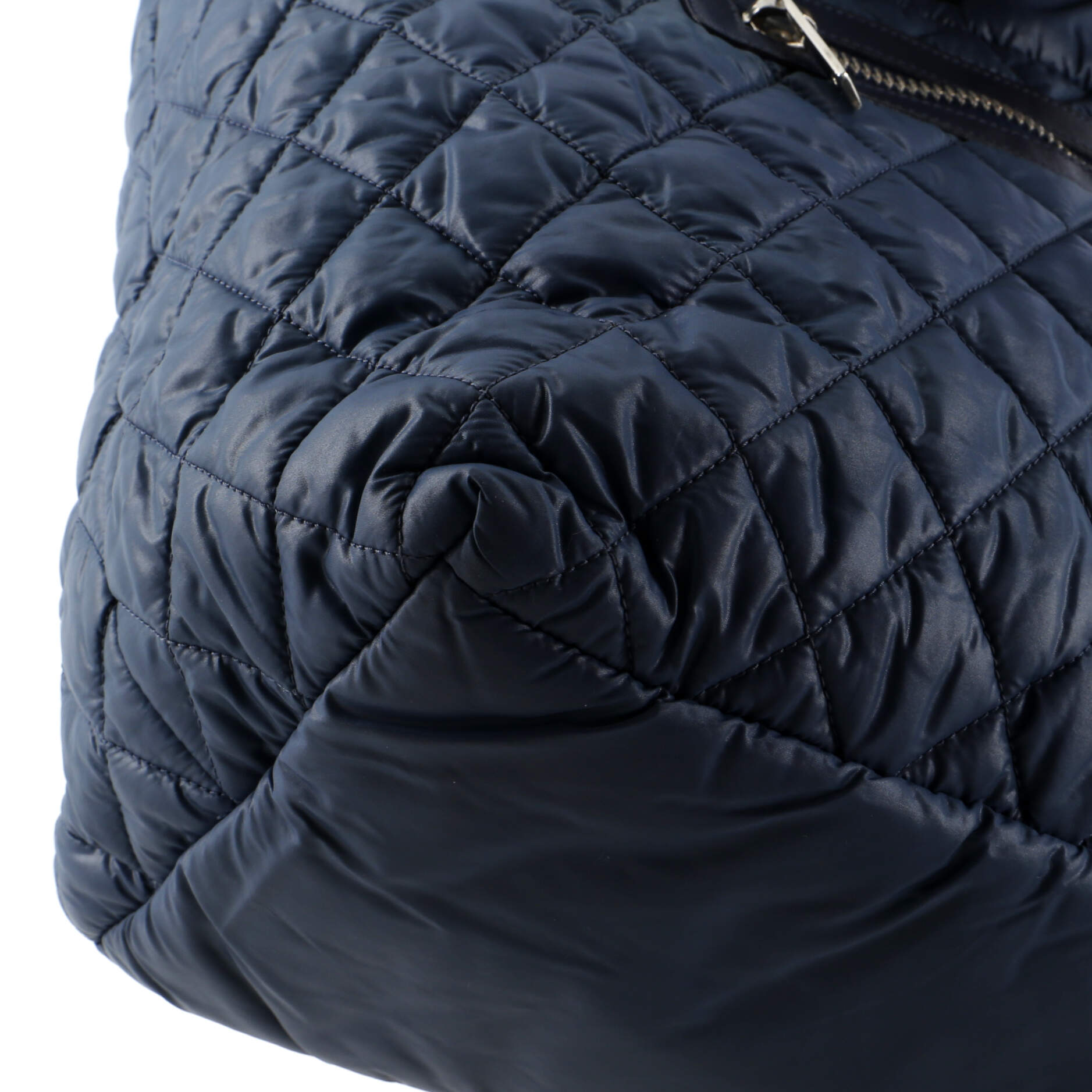 Chanel Coco Cocoon Zipped Tote Quilted Nylon Large