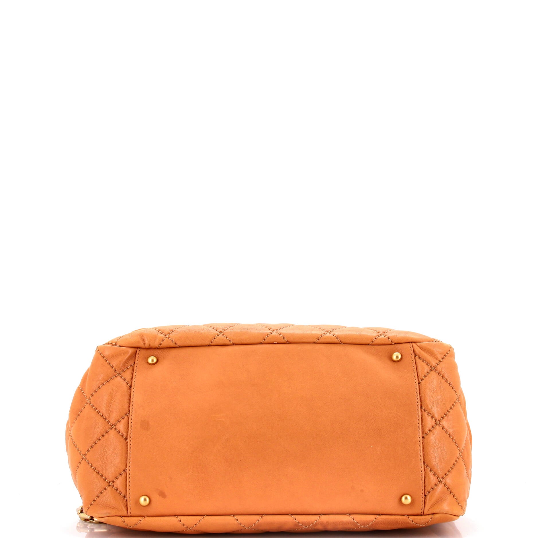 Chanel Retro Chain Accordion Flap Bag Quilted Leather Large